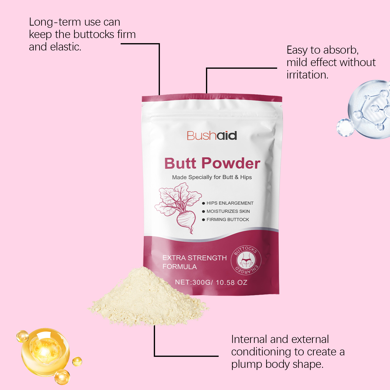 Bubuk Protein Penambah Otot Pi - Nutrition Fitness Supplements ulasan dan harga